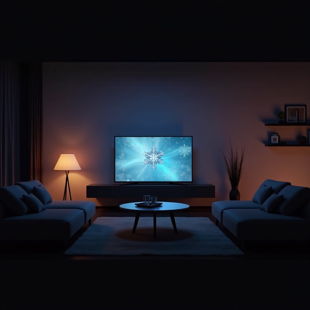 32 inç onn TV fotoğraf modunda sıkıştı