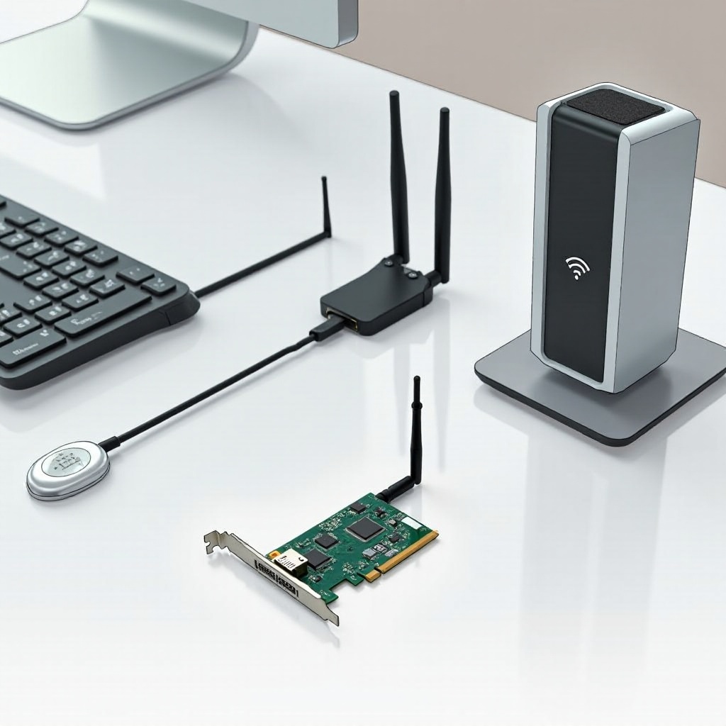 데스크탑 컴퓨터에 와이파이를 어떻게 추가하나요