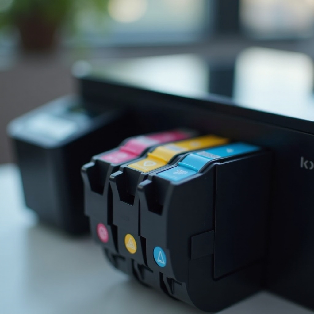 프린터에 잉크가 없는지 확인하는 방법