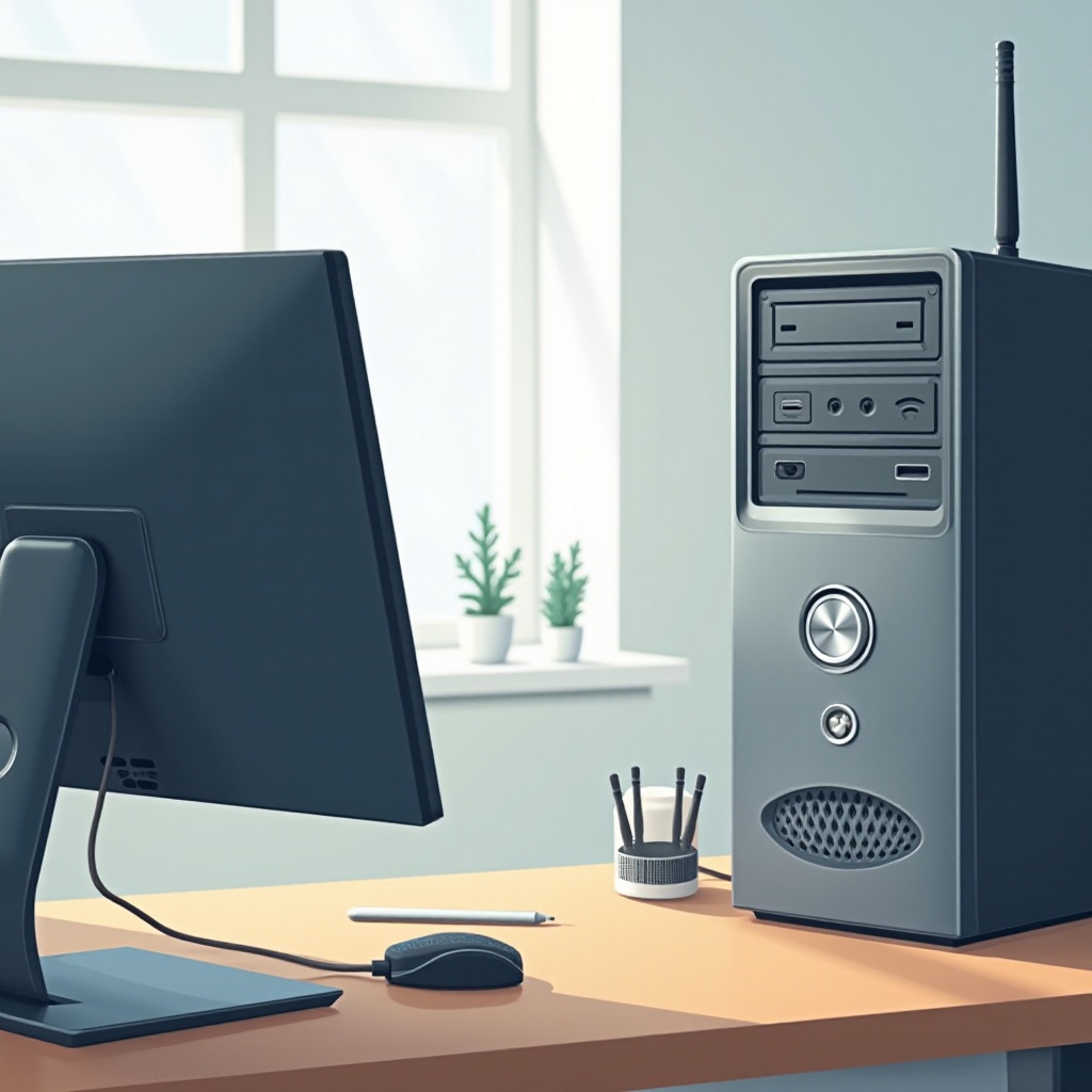 デスクトップコンピューターにWiFiをどうやって追加しますか