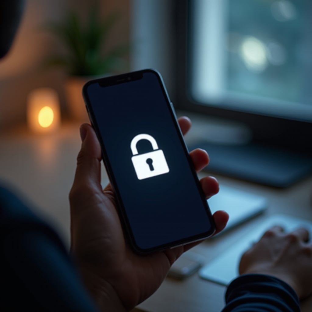 아이폰에 잠금을 거는 방법