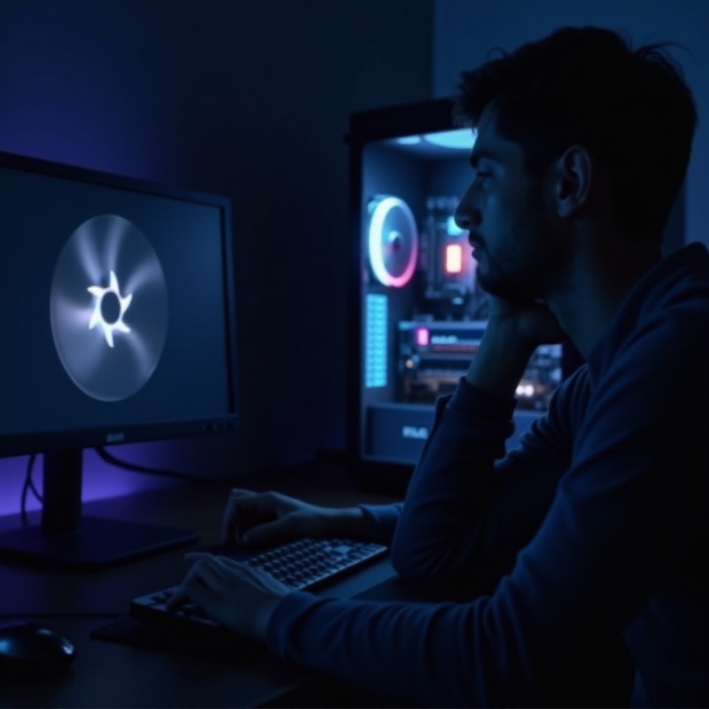 gpu fanı dönüyor ama ekran yok