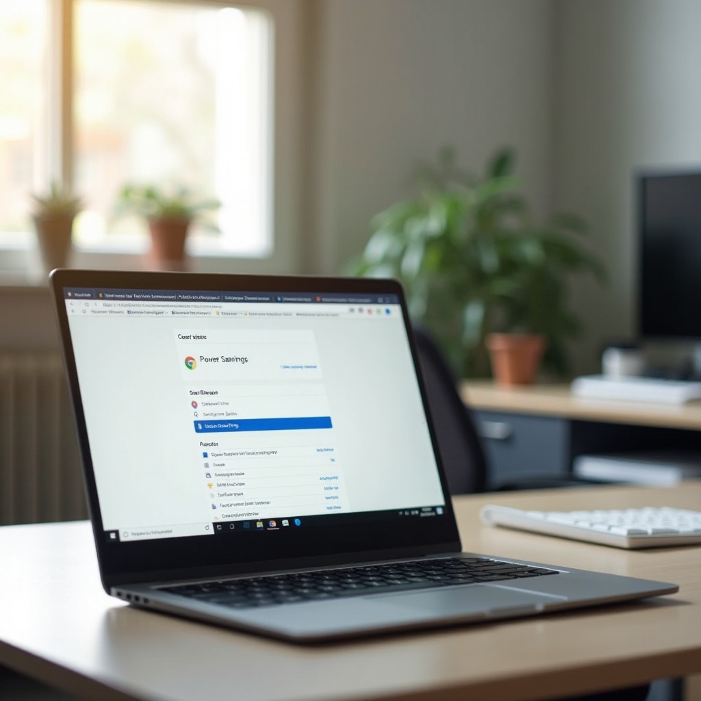 วิธีใส่ Chromebook ในโหมดประหยัดพลังงาน