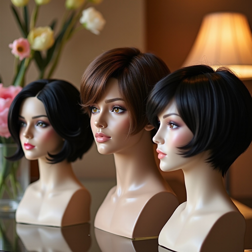 rambut manusia wig pendek terbaik di amazon