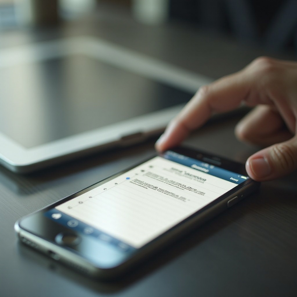 iCloud 메모가 iPhone에 표시되지 않음