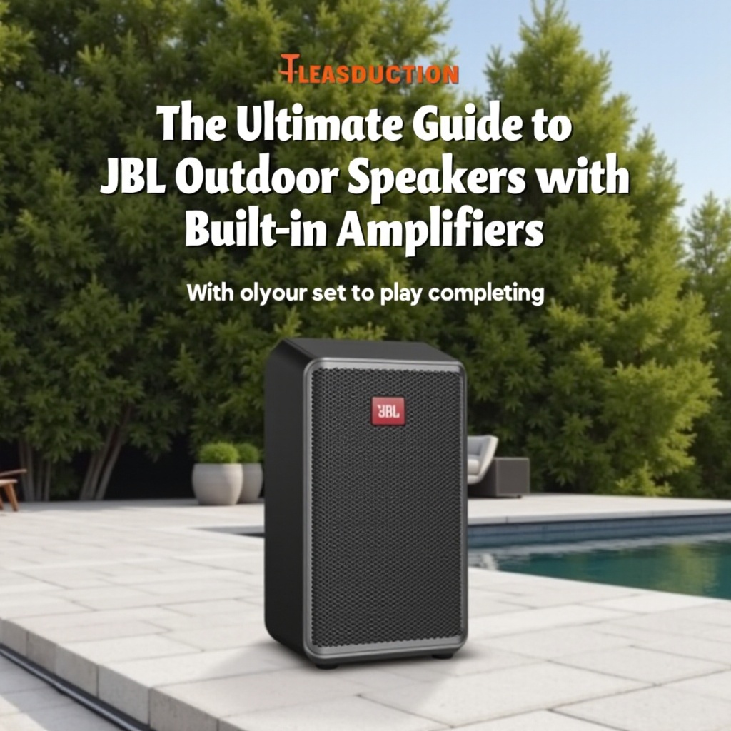 앰프가 포함된 JBL 야외 스피커