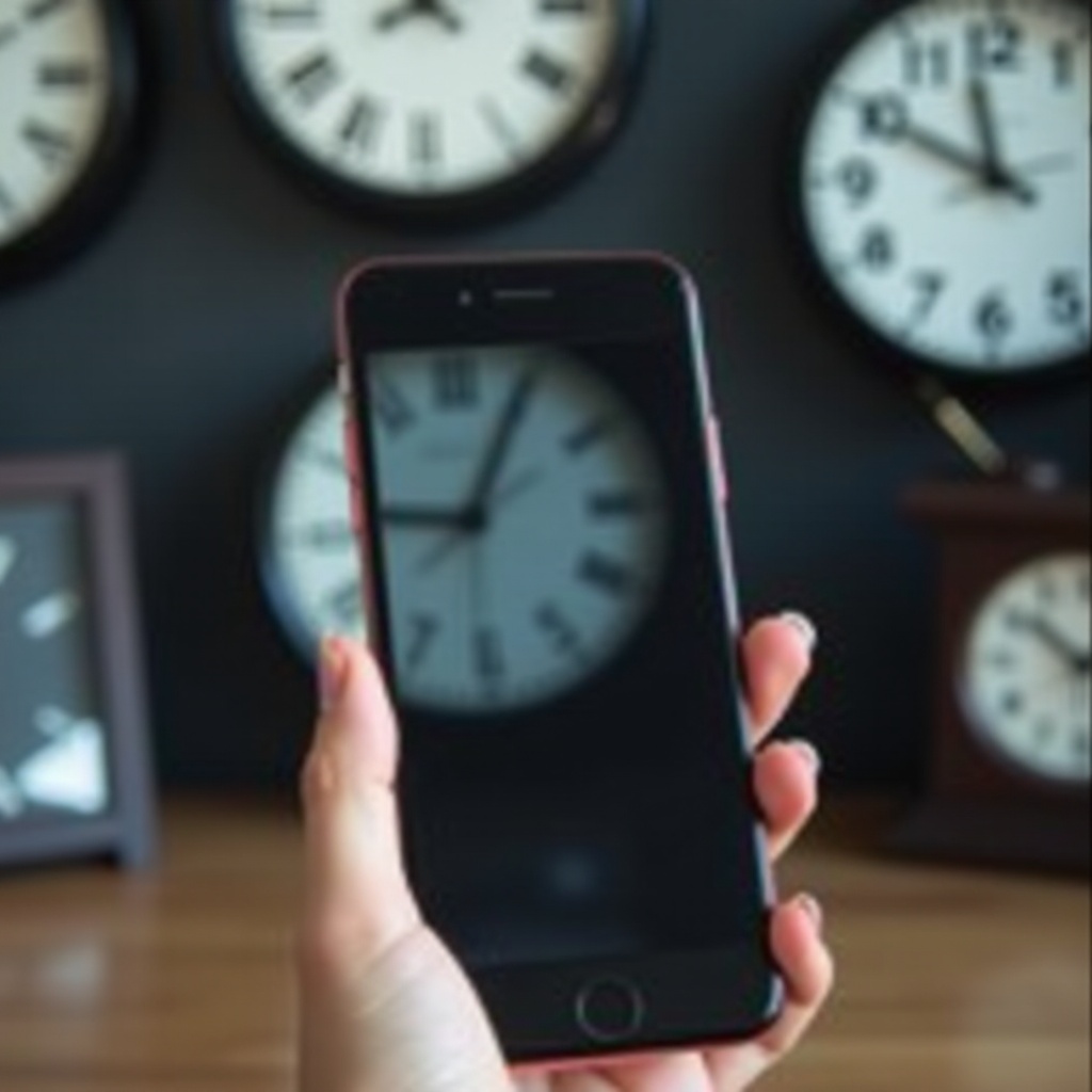 전화 시간 잘못됨