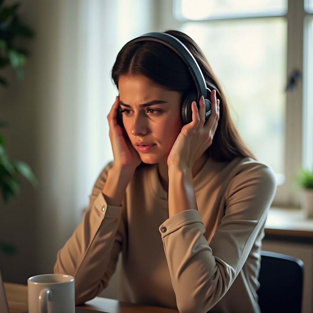 내 Bose 헤드폰이 왜 딱딱 소리나는 거지